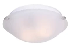* Indoor Lighting|Brand New Patriot Lighting® Clifton Brushed Nickel 2-Light Flush Mount Ceiling Light