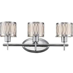 * Indoor Lighting|Brand New Patriot Lighting® Wendy 3-Light Chrome Vanity Light