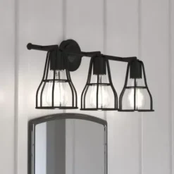 * Indoor Lighting|Brand New Patriot Lighting® Clybourn Oil Rubbed Bronze 3 Light Vanity Light
