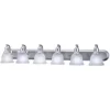 * Indoor Lighting|Brand New Patriot Lighting® Lasalle Brushed Nickel 6 Light Vanity Light