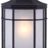 * Outdoor Lighting|Budget Patriot Lighting® Alessia Black Outdoor Wall Light