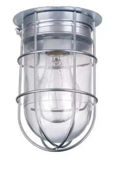 * Outdoor Lighting|Budget Patriot Lighting® All-Weather 1-Light Wall/Ceiling Barn Light W/ Metal Guard