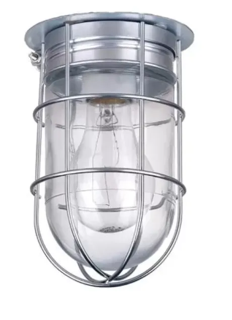 * Outdoor Lighting|Budget Patriot Lighting® All-Weather 1-Light Wall/Ceiling Barn Light W/ Metal Guard