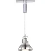 * Indoor Lighting|Budget Patriot Lighting® Adam Nickel 1-Light Led Track Lighting Pendant