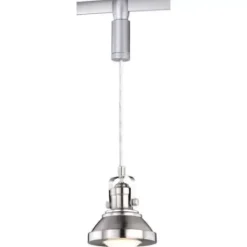* Indoor Lighting|Budget Patriot Lighting® Adam Nickel 1-Light Led Track Lighting Pendant