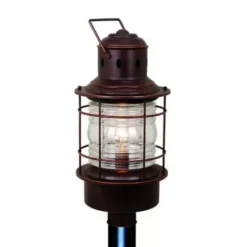 * Outdoor Lighting|Budget Patriot Lighting® Bainbridge Burnished Bronze Post Light