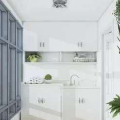 * Indoor Lighting|Budget Patriot Lighting® Belen Brushed Nickel 2-Light Flush Mount Ceiling Light