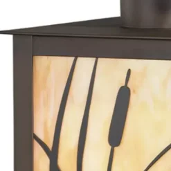 * Outdoor Lighting|Budget Patriot Lighting® Cattail Burnished Bronze Outdoor Wall Light