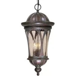 * Outdoor Lighting|Budget Patriot Lighting® Cambria Royal Bronze Outdoor Pendant Light