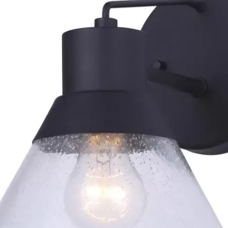 * Outdoor Lighting|Budget Patriot Lighting® Connie Black Outdoor Wall Light – 2 Pack