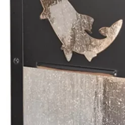 * Outdoor Lighting|Budget Patriot Lighting® Fish Burnished Bronze Outdoor Wall Light