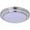 * Indoor Lighting|Budget Patriot Lighting® Helos 20-1/2″ Satin Nickel Led Flush Mount Ceiling Light