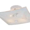 * Indoor Lighting|Budget Patriot Lighting® Harvest White 2-Light Semi-Flush Mount Ceiling Light