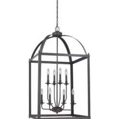 * Indoor Lighting|Budget Patriot Lighting® Juliet Architectural Bronze 8 Light Pendant