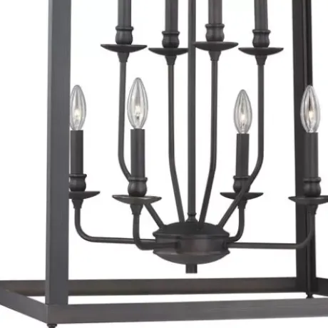 * Indoor Lighting|Budget Patriot Lighting® Juliet Architectural Bronze 8 Light Pendant