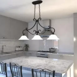 * Indoor Lighting|Budget Patriot Lighting® Monrovia Oil Burnished Bronze 3 Light Chandelier