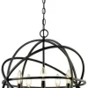* Indoor Lighting|Budget Patriot Lighting® Nucleus Bronze 5 Light Pendant