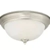 * Indoor Lighting|Budget Patriot Lighting® Payton Satin Nickel Integrated Led Flush Mount Ceiling Light