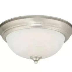 * Indoor Lighting|Budget Patriot Lighting® Payton Satin Nickel Integrated Led Flush Mount Ceiling Light