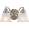 * Indoor Lighting|Budget Patriot Lighting® Standford Brushed Nickel 2 Light Vanity Light