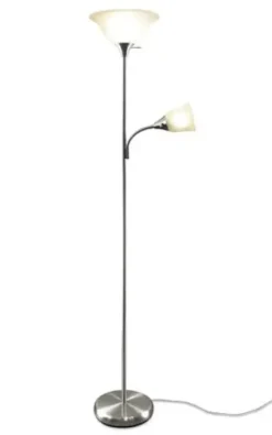 * Indoor Lighting|Budget Patriot Lighting® Stacey Brushed Nickel Mother Daughter Floor Lamp