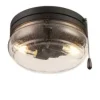 * Indoor Lighting|Budget Patriot Lighting® Talia Matte Black 2-Light Flush Mount Ceiling Light