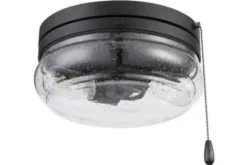 * Indoor Lighting|Budget Patriot Lighting® Talia Matte Black 2-Light Flush Mount Ceiling Light