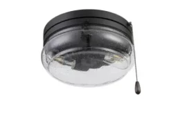 * Indoor Lighting|Budget Patriot Lighting® Talia Matte Black 2-Light Flush Mount Ceiling Light