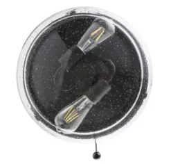 * Indoor Lighting|Budget Patriot Lighting® Talia Matte Black 2-Light Flush Mount Ceiling Light