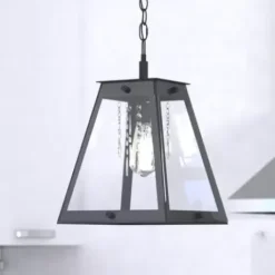 * Indoor Lighting|Budget Patriot Lighting® Tremont Matte Black 1 Light Pendant