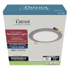 * Indoor Lighting|Buy Patriot Lighting® 6-7/8″ Led Bronze Ultra-Thin Downlight