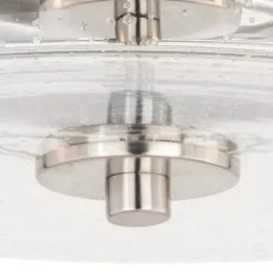 * Indoor Lighting|Buy Patriot Lighting® Addison Satin Nickel Semi-Flush Mount Ceiling Light