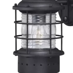 * Outdoor Lighting|Buy Patriot Lighting® Dualux® Hyannis Textured Black Outdoor Wall Light