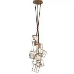 * Indoor Lighting|Buy Patriot Lighting® Hilaria Bronze 3-Light Mini Pendant