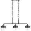 * Indoor Lighting|Buy Patriot Lighting® Joska Matte Black 3-Light Island Light