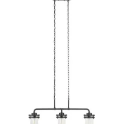 * Indoor Lighting|Buy Patriot Lighting® Joska Matte Black 3-Light Island Light