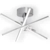 * Indoor Lighting|Buy Patriot Lighting® Norm Chrome Integrated Led Flush Mount Ceiling Light