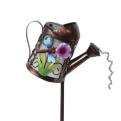 * Outdoor Lighting|Buy Patriot Lighting® Solar Integrated Led Watering Can Landscape Light – Assorted