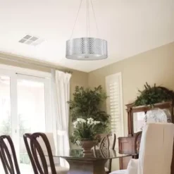 * Indoor Lighting|Buy Patriot Lighting® Tetra Polished Steel 3-Light Pendant