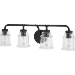 * Indoor Lighting|Buy Patriot Lighting® Toledo Matte Black 4 Light Vanity Light