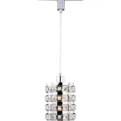 * Indoor Lighting|Buy Patriot Lighting® Weber Chrome 1-Light Track Lighting Pendant