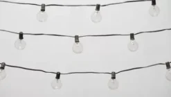 * Outdoor Lighting|Cheap Patriot Lighting® 19′ 9-3/4″ 24-Light Globe Bulb String Light