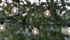 * Outdoor Lighting|Cheap Patriot Lighting® 19′ 9-3/4″ 24-Light Globe Bulb String Light