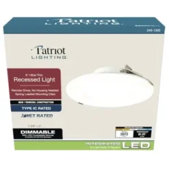 * Indoor Lighting|Cheap Patriot Lighting® 6″ Led Ultra-Thin Downlight