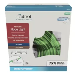 * Outdoor Lighting|Cheap Patriot Lighting® 48′ Plug-In Green Led Rope Light