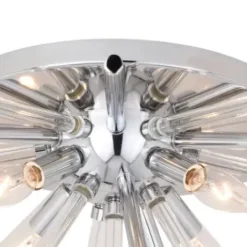 * Indoor Lighting|Cheap Patriot Lighting® Aria Chrome Flush Mount Ceiling Light