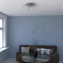 * Indoor Lighting|Cheap Patriot Lighting® Aria Chrome Flush Mount Ceiling Light