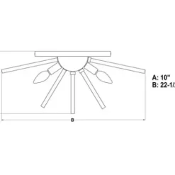 * Indoor Lighting|Cheap Patriot Lighting® Aria Chrome Flush Mount Ceiling Light