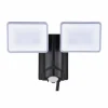 * Outdoor Lighting|Cheap Patriot Lighting® Black Led Dual Head Plug-In Motion Sensor Outdoor Security Flood Light