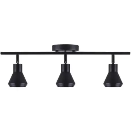 * Indoor Lighting|Cheap Patriot Lighting® Blair Matte Black 3-Light Fixed Track Light
